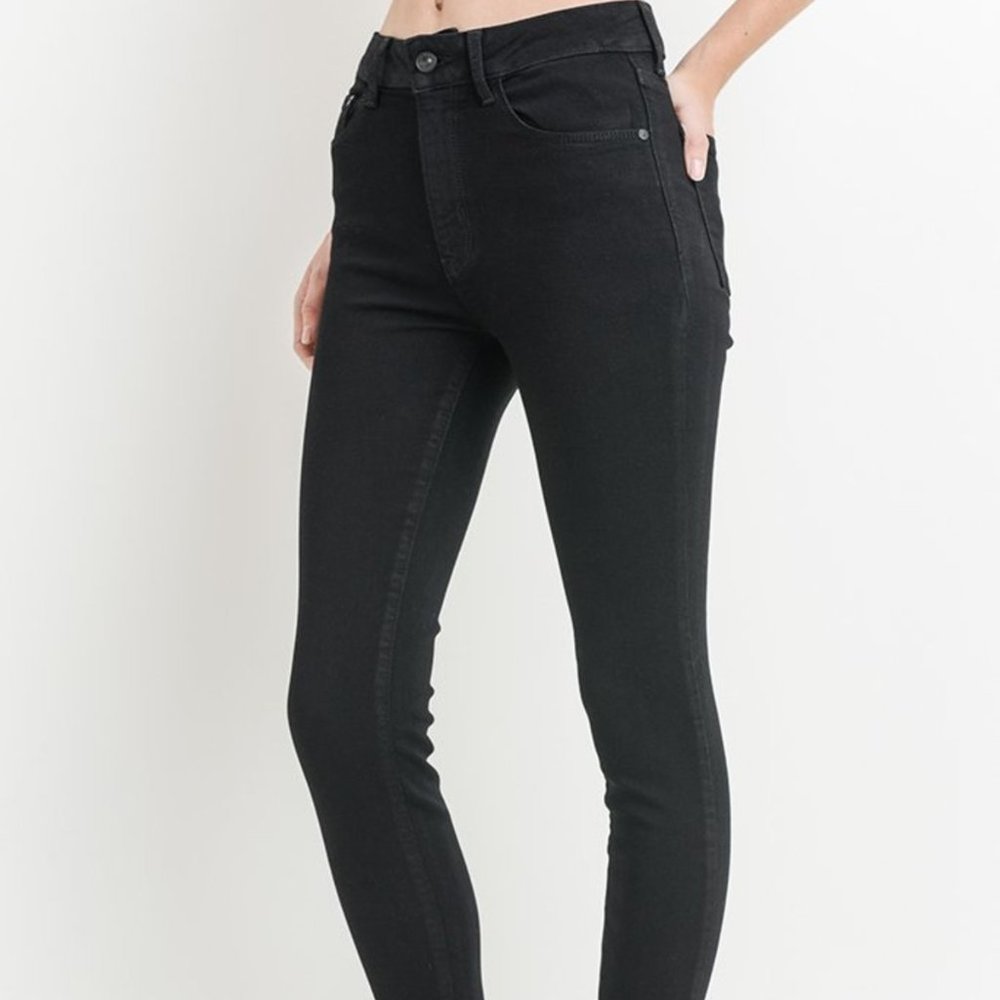 Just Black High Waisted Skinny Crop Jeans